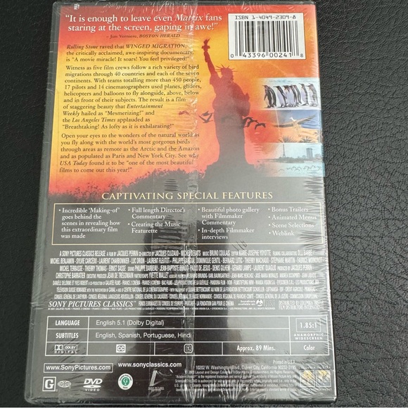 Winged Migration, DVD - Picture 2 of 2